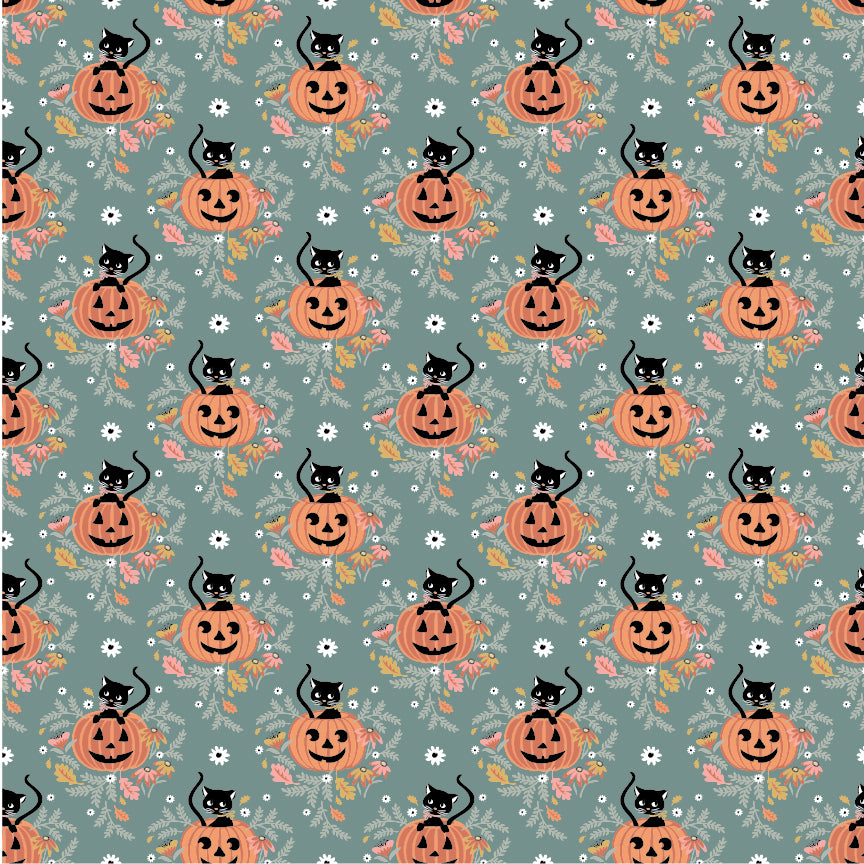 PUMPKIN PATCH CAT NIGHT SKY - The Good Witch