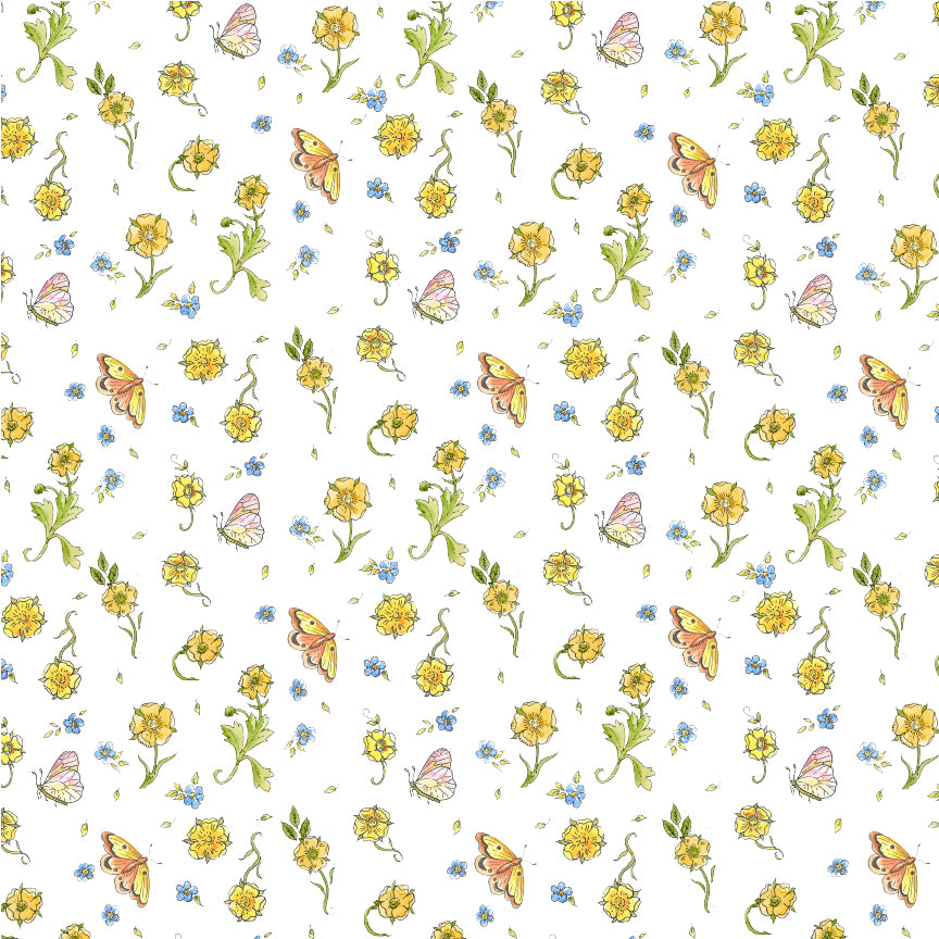 BUTTERFLY MEADOW WHITE - Garden Verse