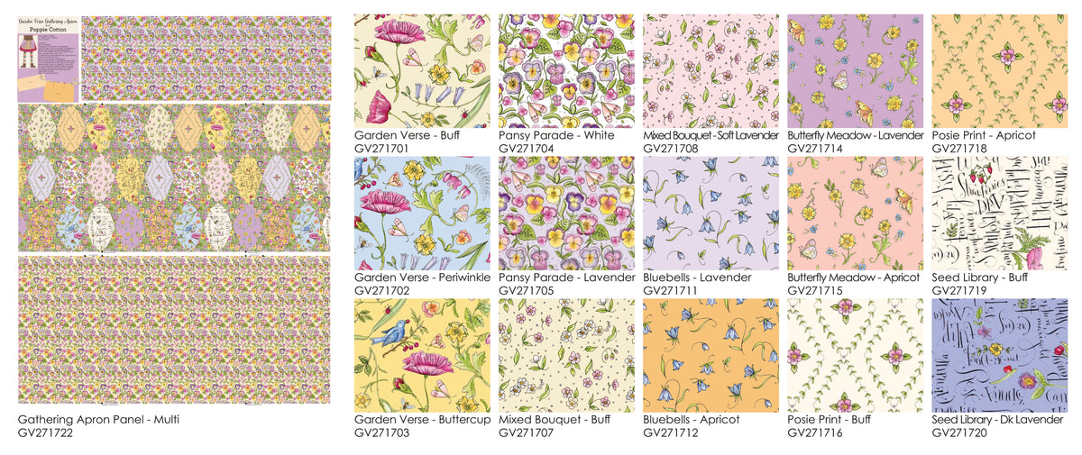 CASE PACK - 16 TEN YARD BOLTS - Garden Verse