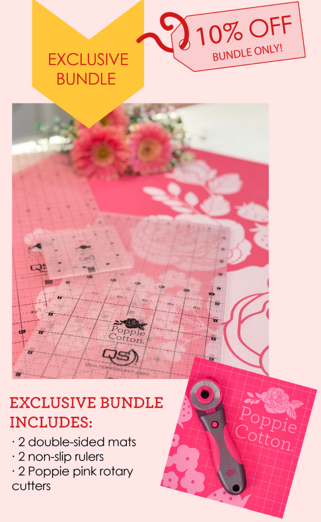 EXCLUSIVE QUILTING MONTH BUNDLE - Sewing Tools Bundle
