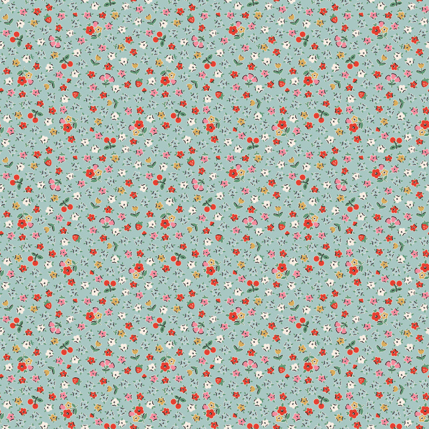 BITTY BLOSSOMS BLUE - Home Sweet Home