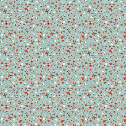 BITTY BLOSSOMS BLUE - Home Sweet Home