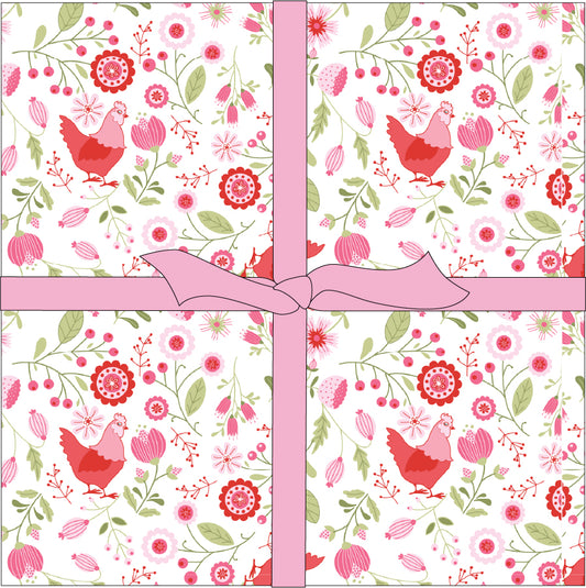 10" PRECUTS - 42 PRINTS - Smitten Chicken