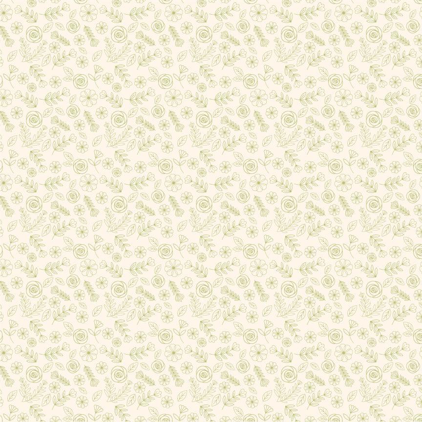 TOSSED BLOOMERS BUFF - Cuckoo Christmas
