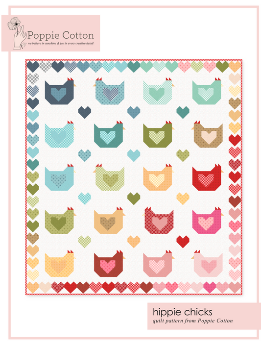 Hippie Chicks Quilt Pattern - Farmhouse Favorites