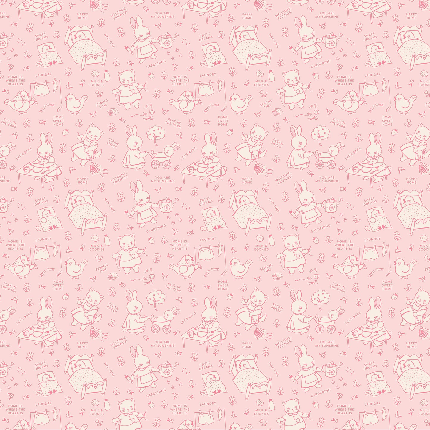CHORE TIME PINK - Home Sweet Home