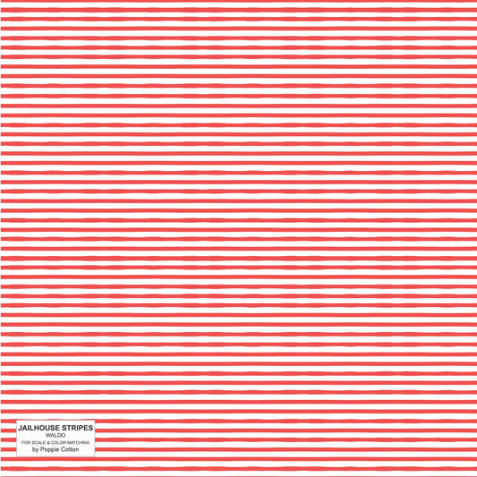 WALDO RED - Jailhouse Stripes