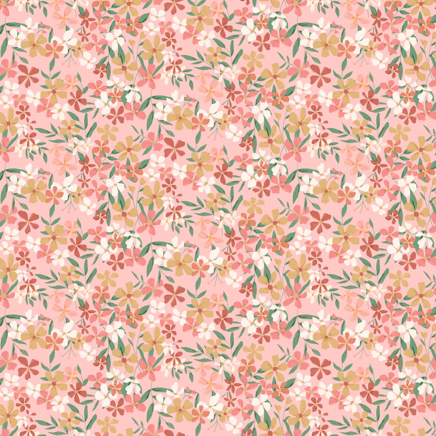 PAINTED BLOSSOMS PINK - Painted Blossoms