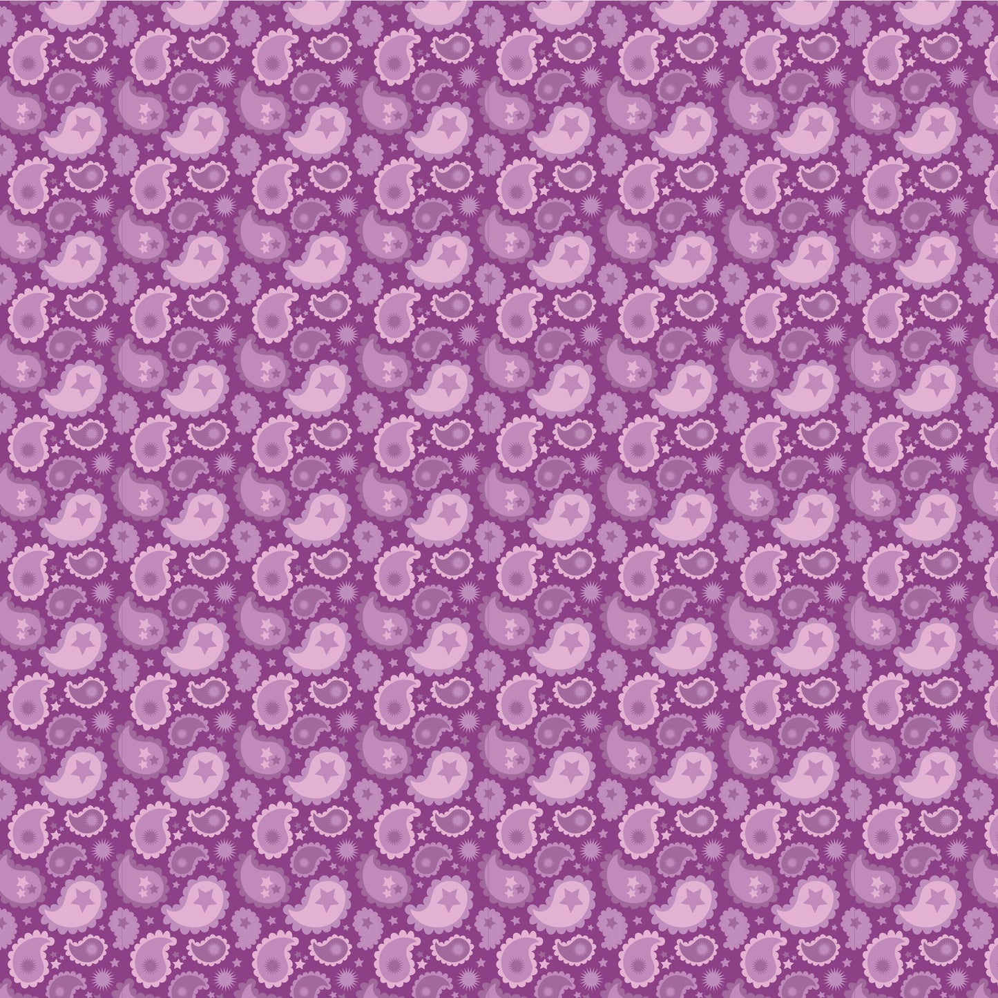PAISLEY & POPPY PURPLE - Calico Cowgirls