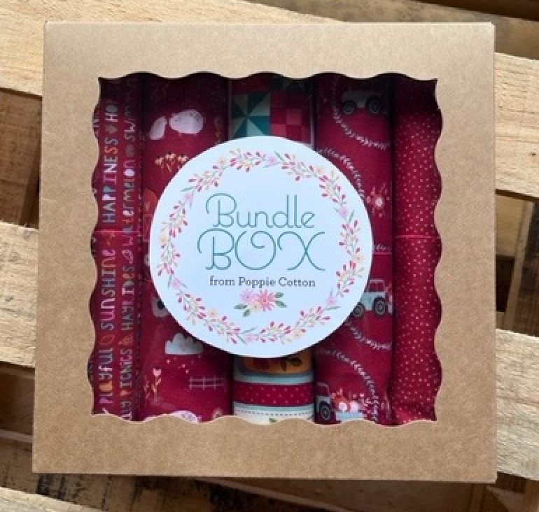 ASSORTED ONE YARD BUNDLE BOX - RED