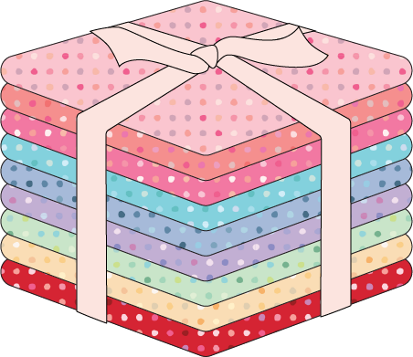 FAT QUARTER BUNDLES 9 PRINTS - Seeing Spots