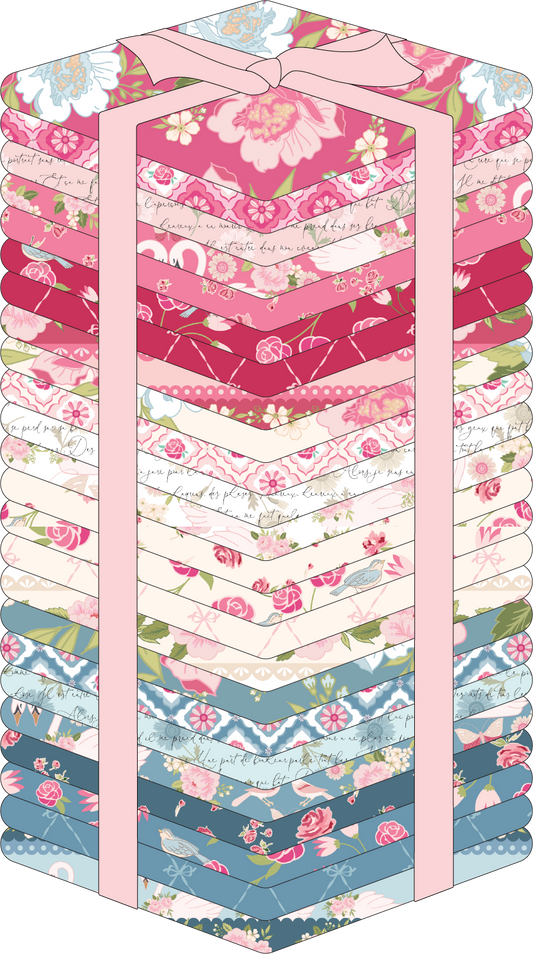 FAT QUARTER BUNDLE - 24 PRINTS - STOLEN MOMENTS