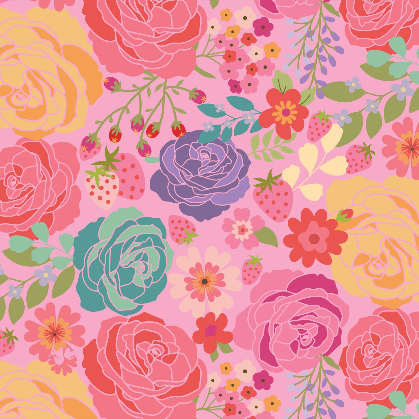 TEXAS ROSE PINK - Calico Cowgirls