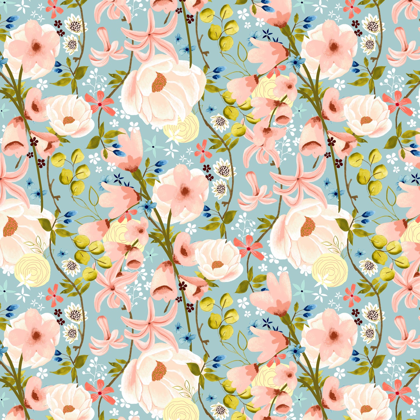 WOVEN MEMORIES BLUE - Serenity Blooms