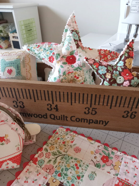 Welcome to the Farmhouse Fancy Fabric Tour with Happy Little Cottage