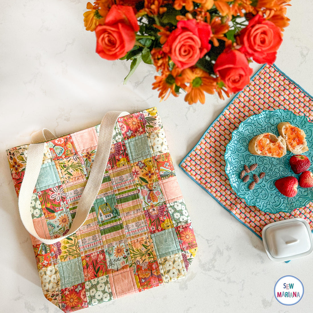 Cottage Charm Fabric Tour with Sew Mariana