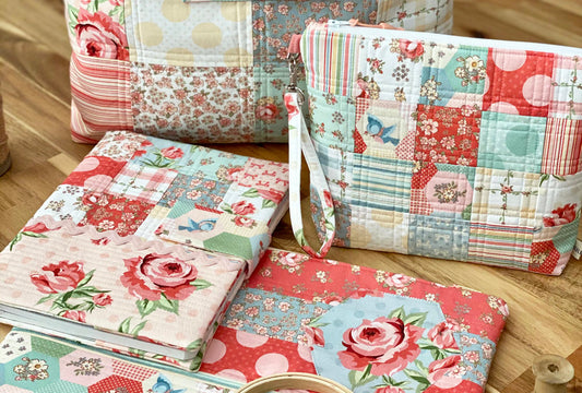 Dots and Posies Fabric Tour with Blue Ribbon Designs