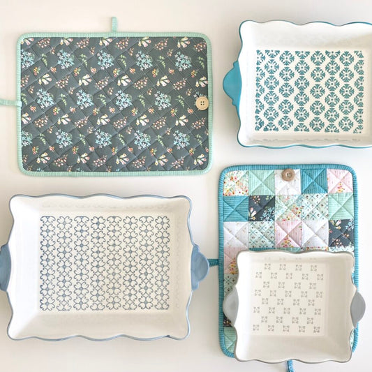 Hollyhock Lane Fabric Tour with Linen Bouquet