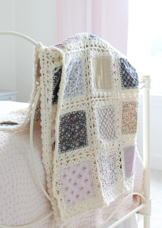 Gingham Farmhouse Fabric Tour with Red Feed Sack