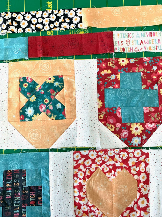 Sunny Kisses Quilt Along Week 9