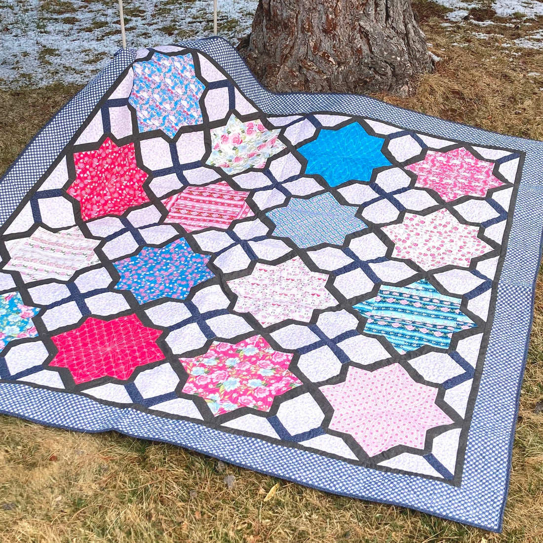 Stolen Moments Fabric Tour with Happy Quilting Melissa
