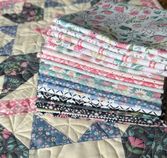 Welcome back to the Le Petit Escargot fabric tour with Night Hawk Quilting