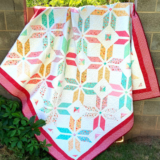 Mushroom Blooms Fabric Tour with Happy Quilting Melissa