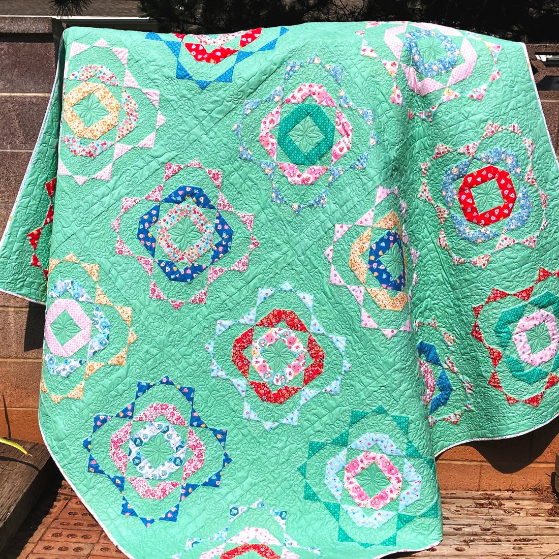 Welcome to the Rosy Cheeks Fabric Tour with Happy Quilting Melissa