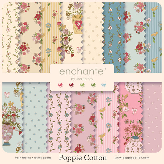 FAT QUARTER BUNDLES - 15 PRINTS - Enchante'