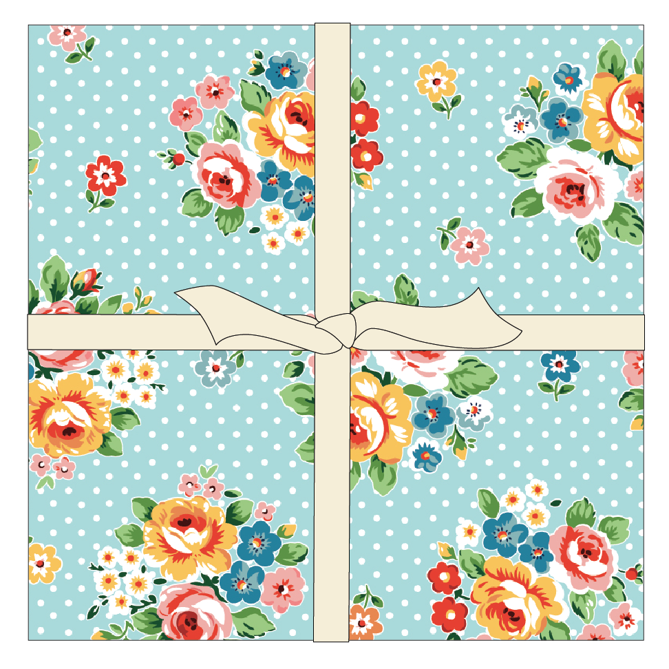 10" PRECUTS 42 PRINTS - Flower Market