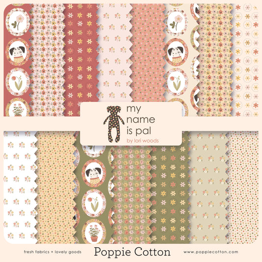 2 1/2" STRIPS - 42 PRINTS - My Name Is Pal