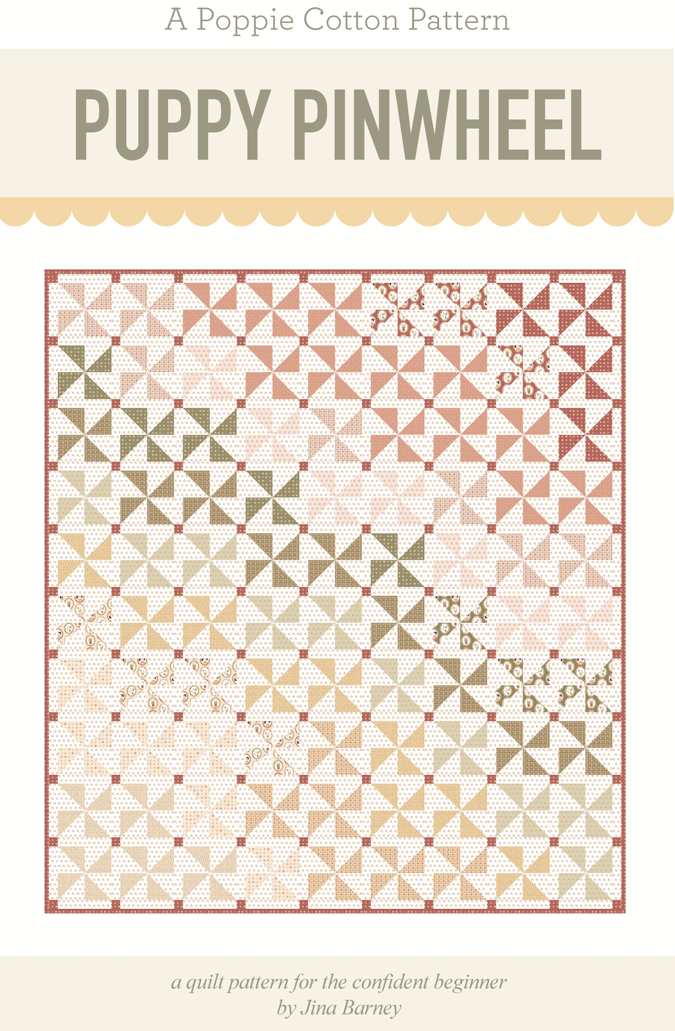 PUPPY PINWHEEL PATTERN - My Name Is Pal