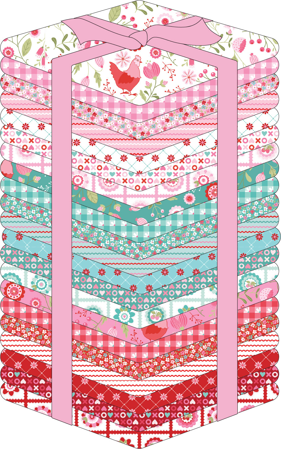 FAT QUARTER BUNDLES - 21 PRINTS - Smitten Chicken