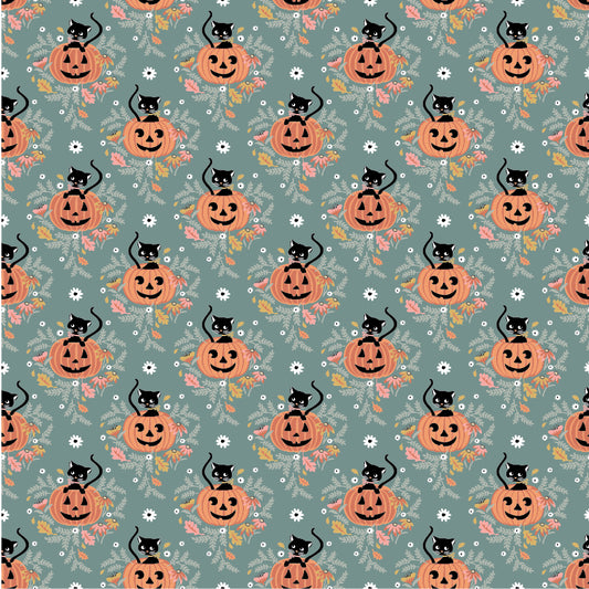 PUMPKIN PATCH CAT NIGHT SKY - The Good Witch