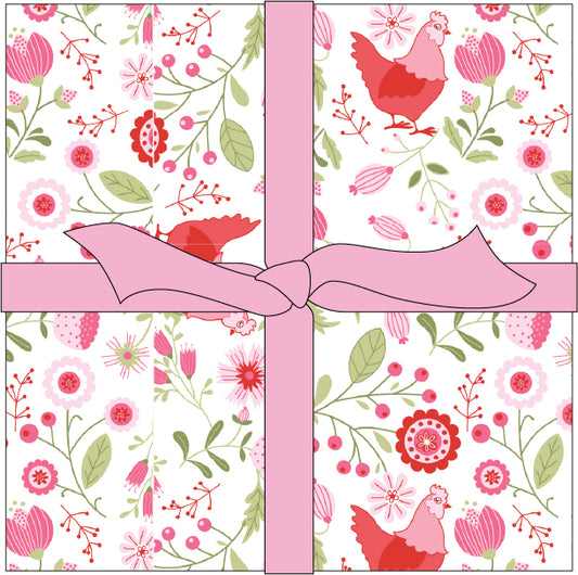 5" PRECUTS - 42 PRINTS - Smitten Chicken