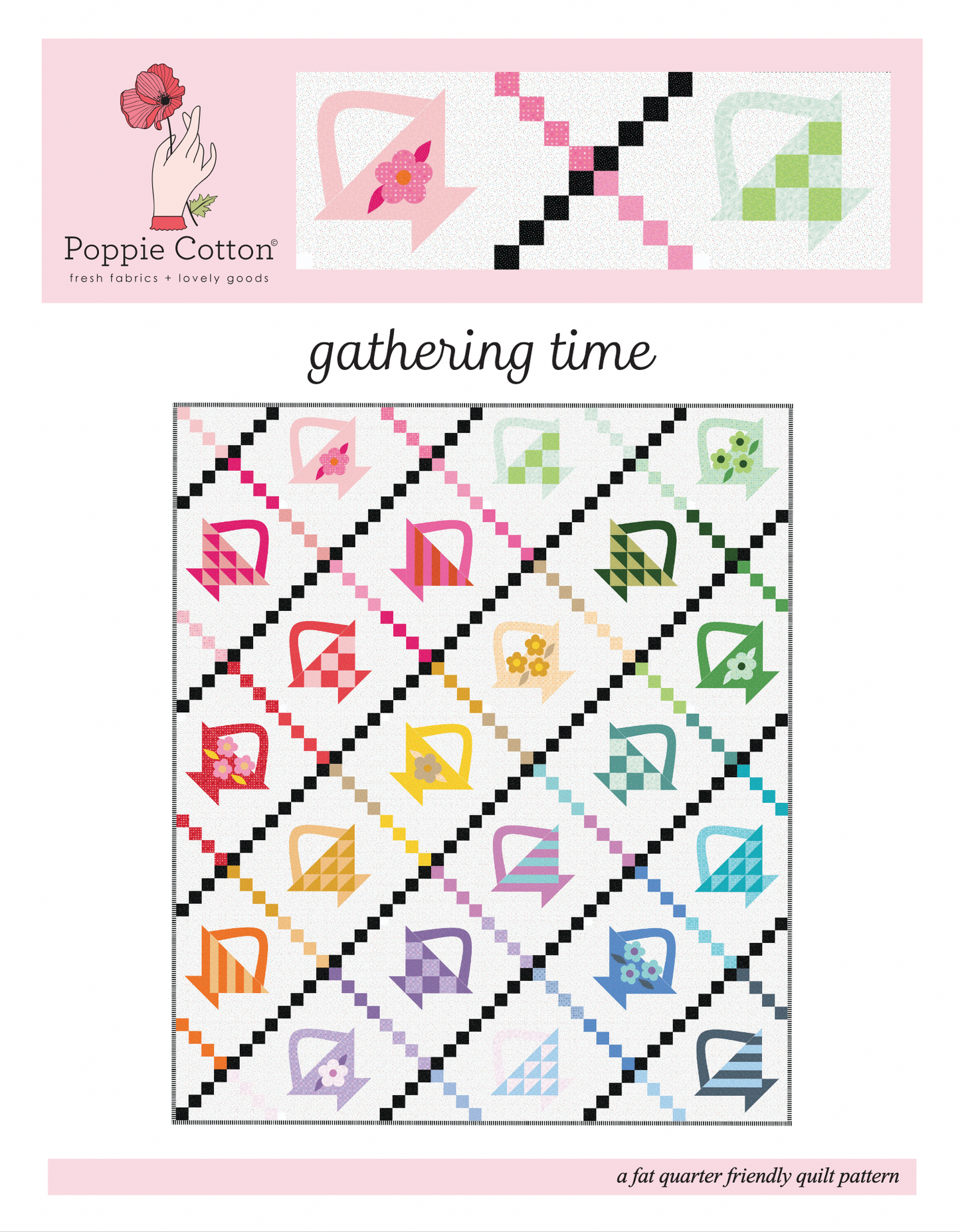GATHERING TIME QUILT PATTERN - Poppie's Basics