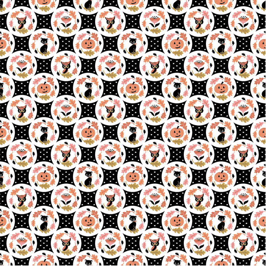 CHECKERED TREATS BLACK MAGIC- The Good Witch