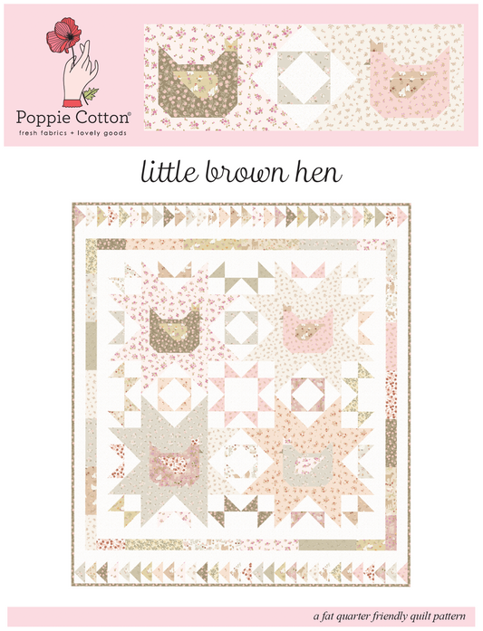 LITTLE BROWN HEN PATTERN - Primrose & Parsley