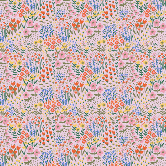 WILDFLOWER WHIMSY PASTEL PINK - Meadow Blooms