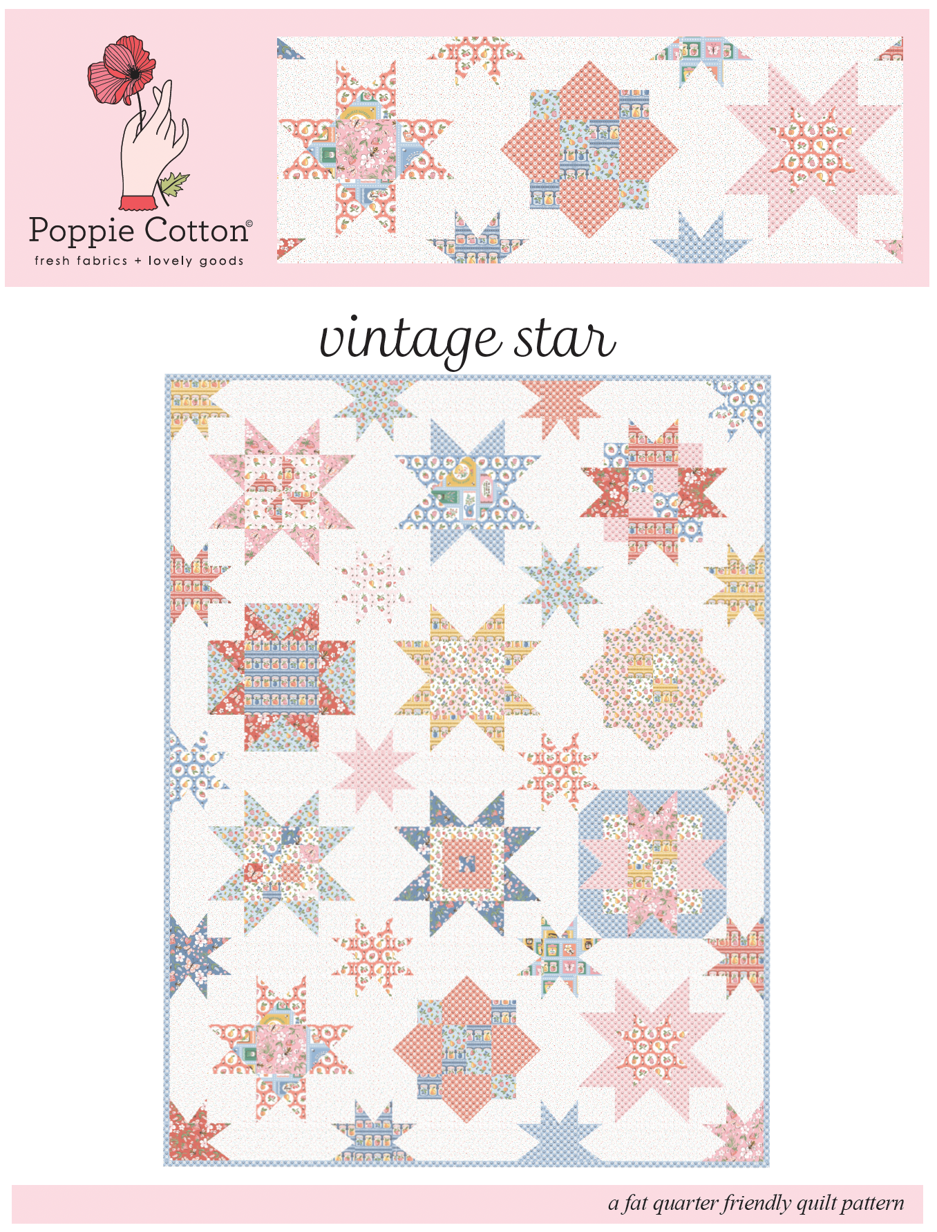 VINTAGE STAR PATTERN - Homegrown Preserves