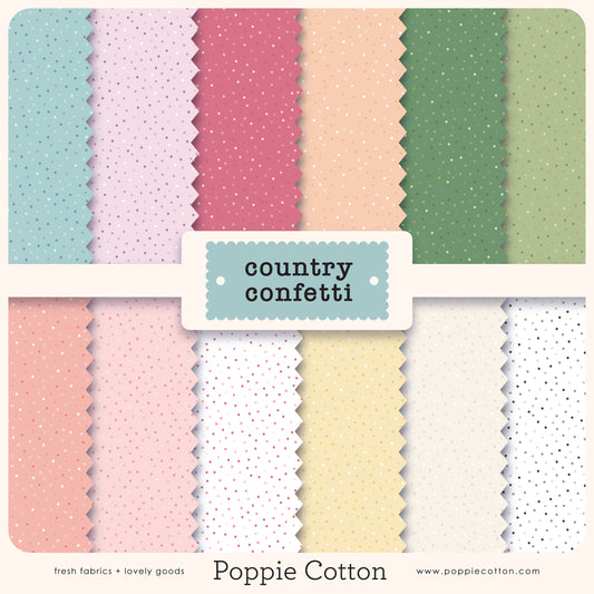 5" PRECUTS - 24 PRINTS - Country Confetti New