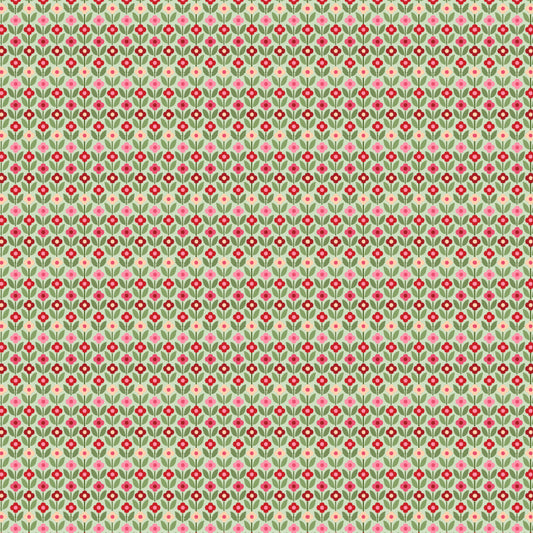 FOLKIE BLOOMS GREEN - Cuckoo Christmas