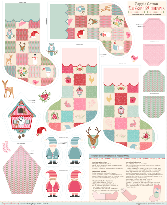 CUCKOO CHRISTMAS PANEL MULTI - Cuckoo Christmas