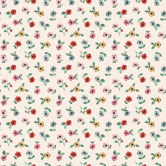 CHEERY FLORALS CREAM - Home Sweet Home