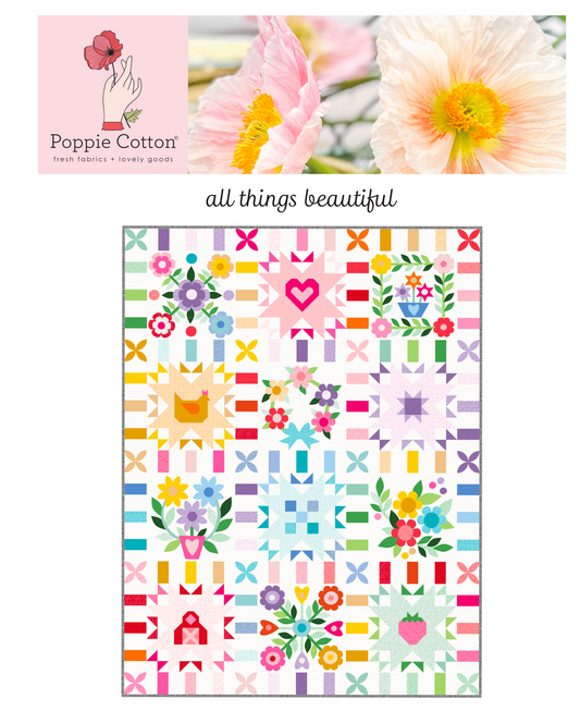 All Things Beautiful Block of the Month Pattern - ALL THINGS BEAUTIFUL BOM