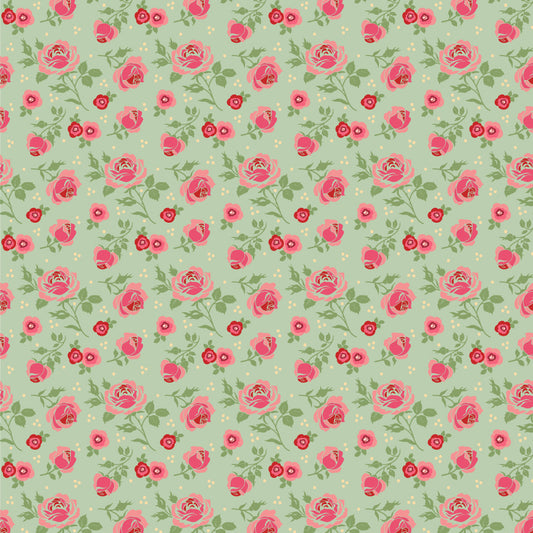 CHRISTMAS ROSES GREEN - Cuckoo Christmas