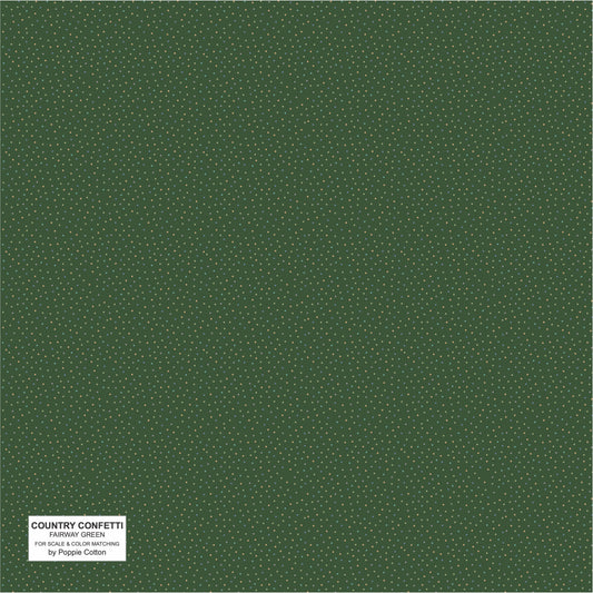 FAIRWAY GREEN DARK GREEN - Country Confetti