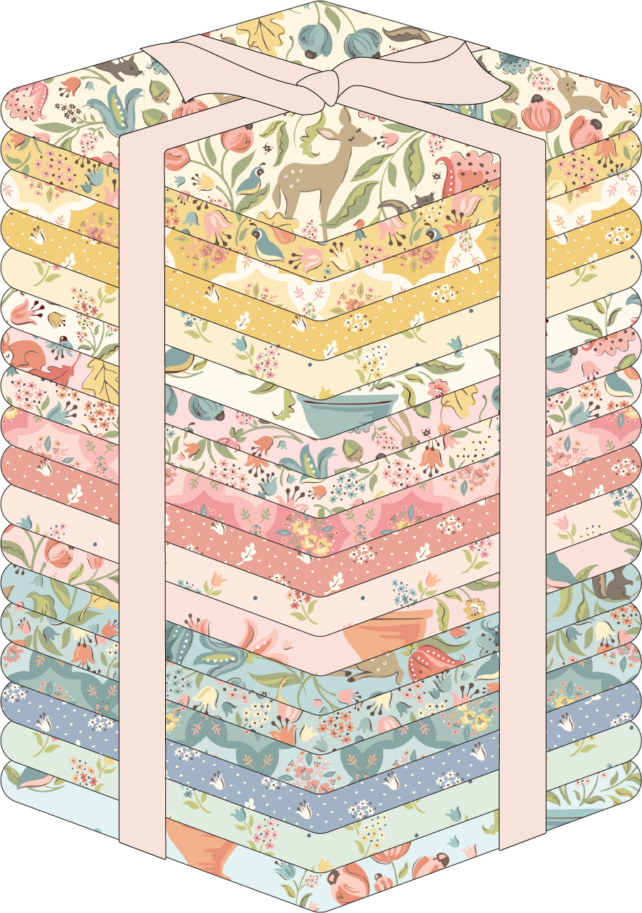 FAT QUARTER BUNDLE - 18 PRINTS - WILDWOOD DWELLINGS