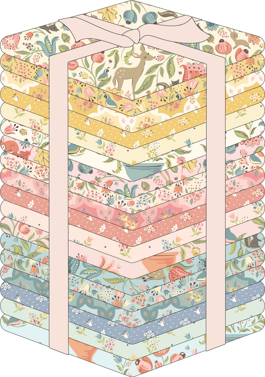 FAT QUARTER BUNDLE - 18 PRINTS - WILDWOOD DWELLINGS
