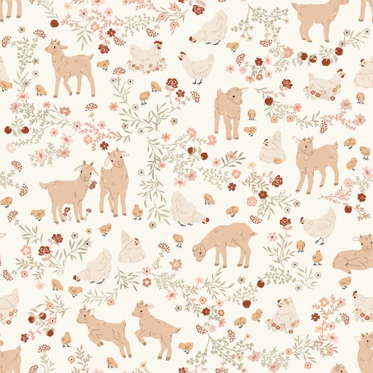 BARNYARD BABIES WHITE - Primrose & Parsley